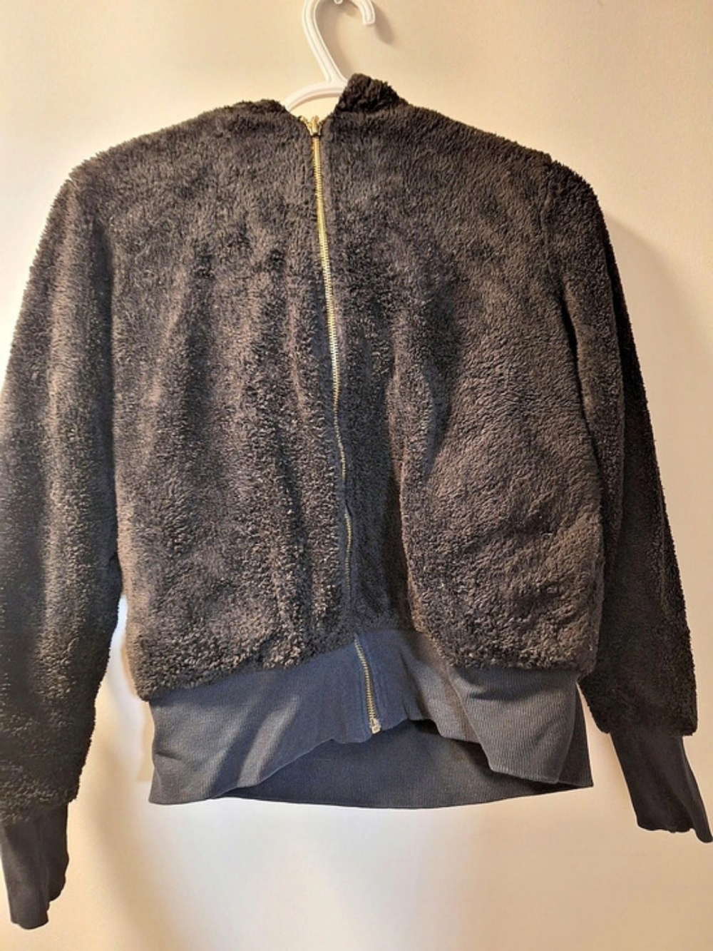 Women's Black Teddy Jacket